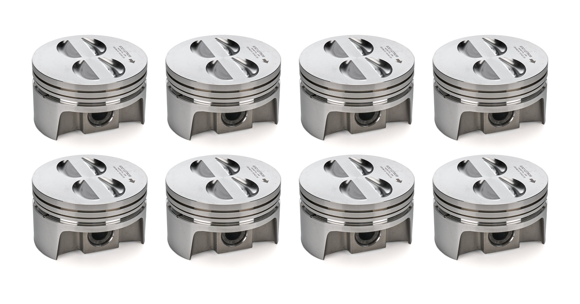 MAHLE PISTONS SBC FT Powerpak Piston Set 4.008 Bore 604 Crate Engines and Components Pistons and Piston Rings main image