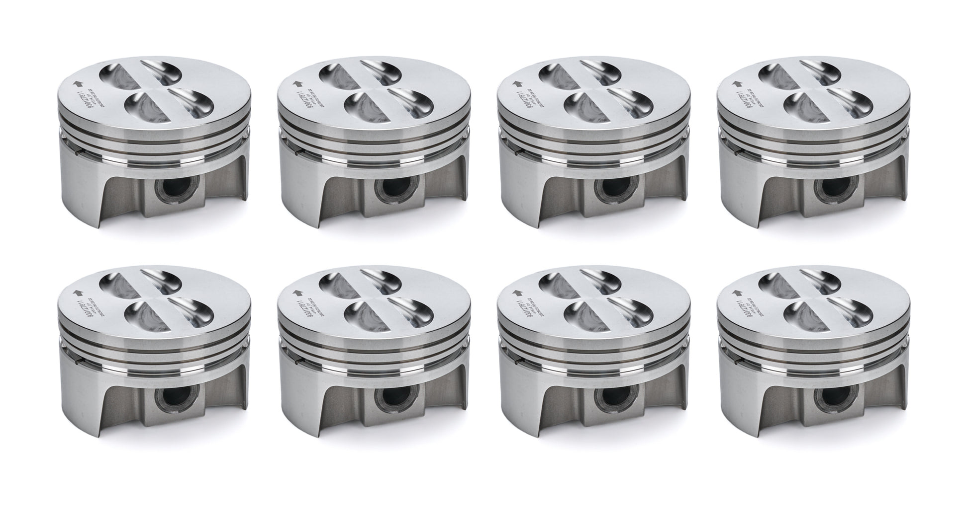 MAHLE PISTONS SBC PowerPak FT Piston Set  4.011 Bore  GM 604 Engines and Components Pistons and Piston Rings main image