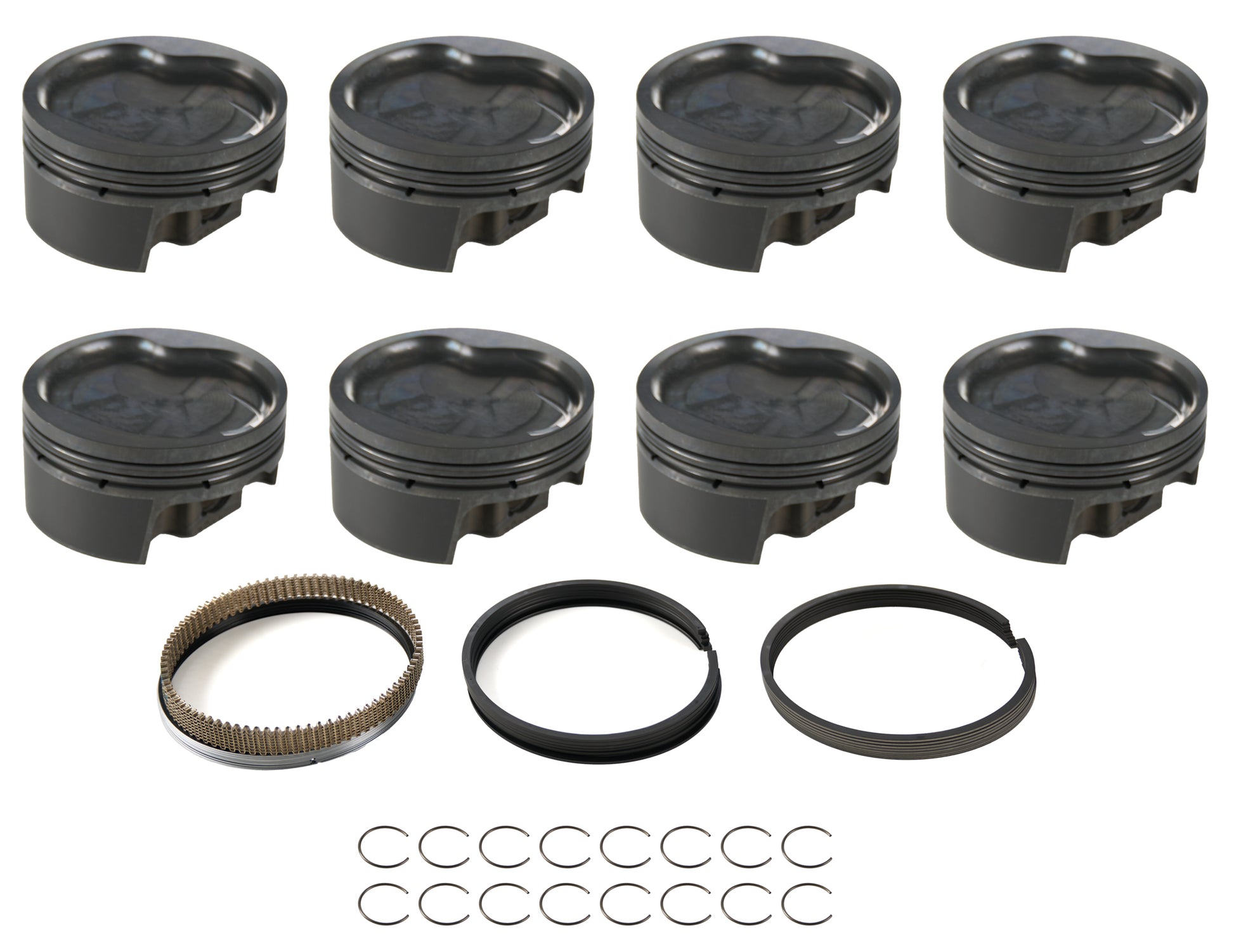MAHLE PISTONS BBF PowerPak Piston Set 4.390 Bore -38.0cc Engines and Components Pistons and Piston Rings main image