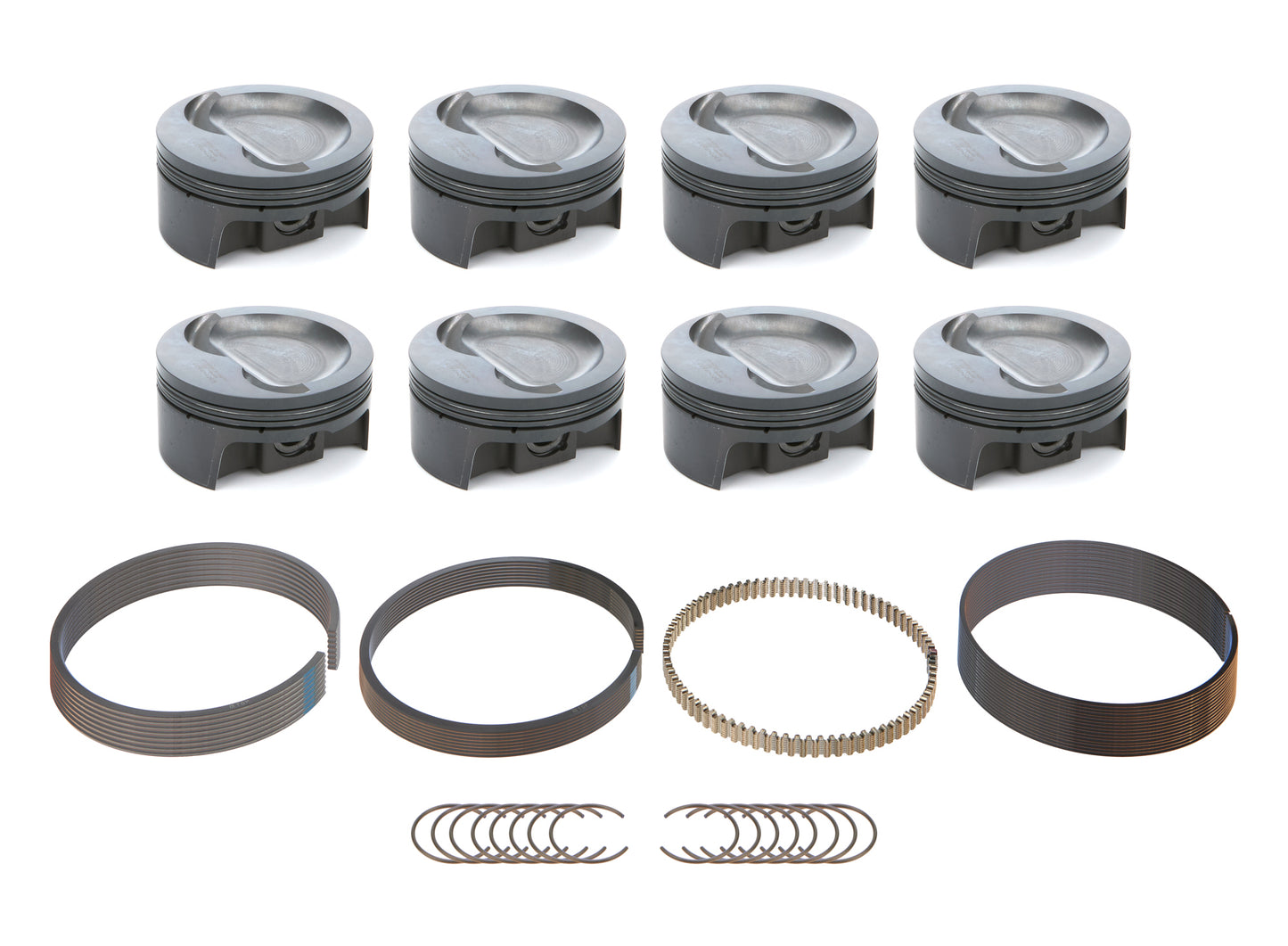 MAHLE PISTONS SBF Dish Powerpak Piston Set 4.125 Bore  -26cc Engines and Components Pistons and Piston Rings main image