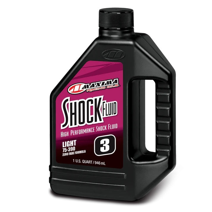 MAXIMA RACING OILS 3W Racing Shock Oil 1 Qt Bottle Oils, Fluids and Sealer Oils, Fluids and Additives main image