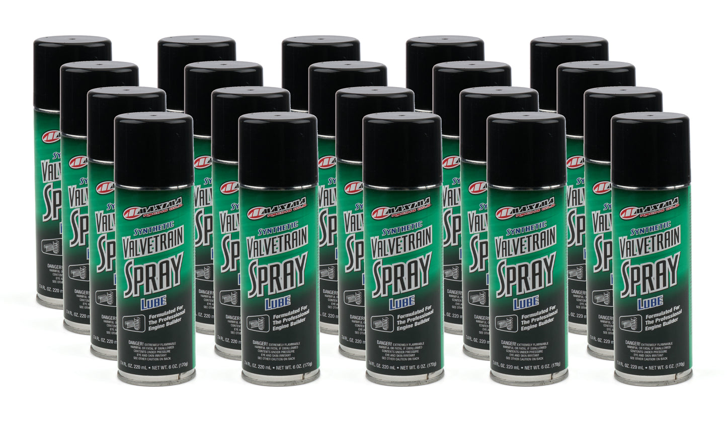 MAXIMA RACING OILS Valvetrain Spray Lube Case 20x6 Ounce Oils, Fluids and Sealer Lubricants and Penetrants main image
