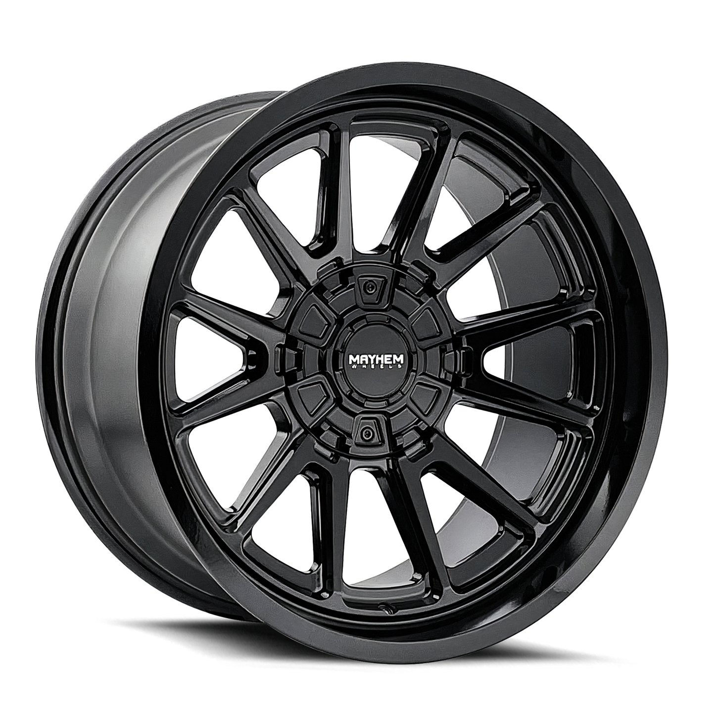 Mayhem 8116 Intrepid 20x9 / 6x135/139.7 BP / 0mm Offset / 106mm Hub Gloss Black Wheel 8116-2937B