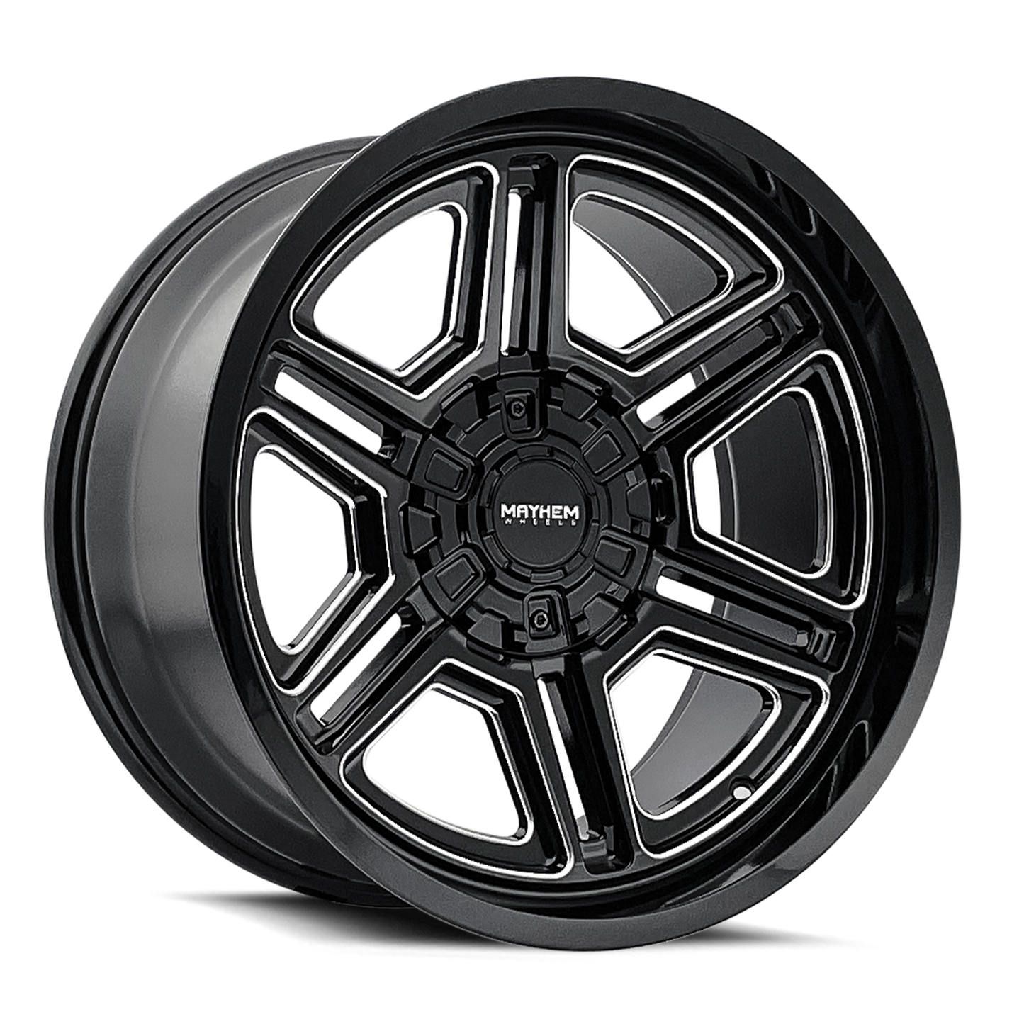 Mayhem 8117 Hermosa 20x10 / 8x170 BP / -25mm Offset / 125.2mm Hub Black/Milled Wheel 8117-2170BM