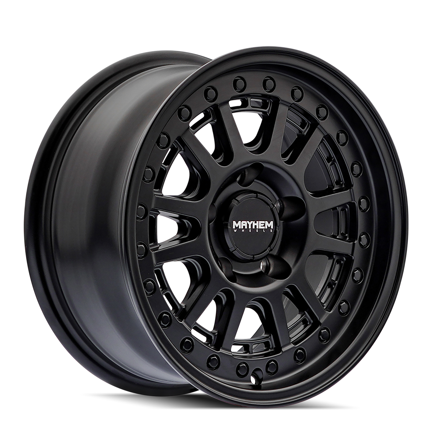 Mayhem 8305 Compass 15x7 / 5x100 BP / 15mm Offset / mm Hub Matte Black Wheel 8305-5744MB