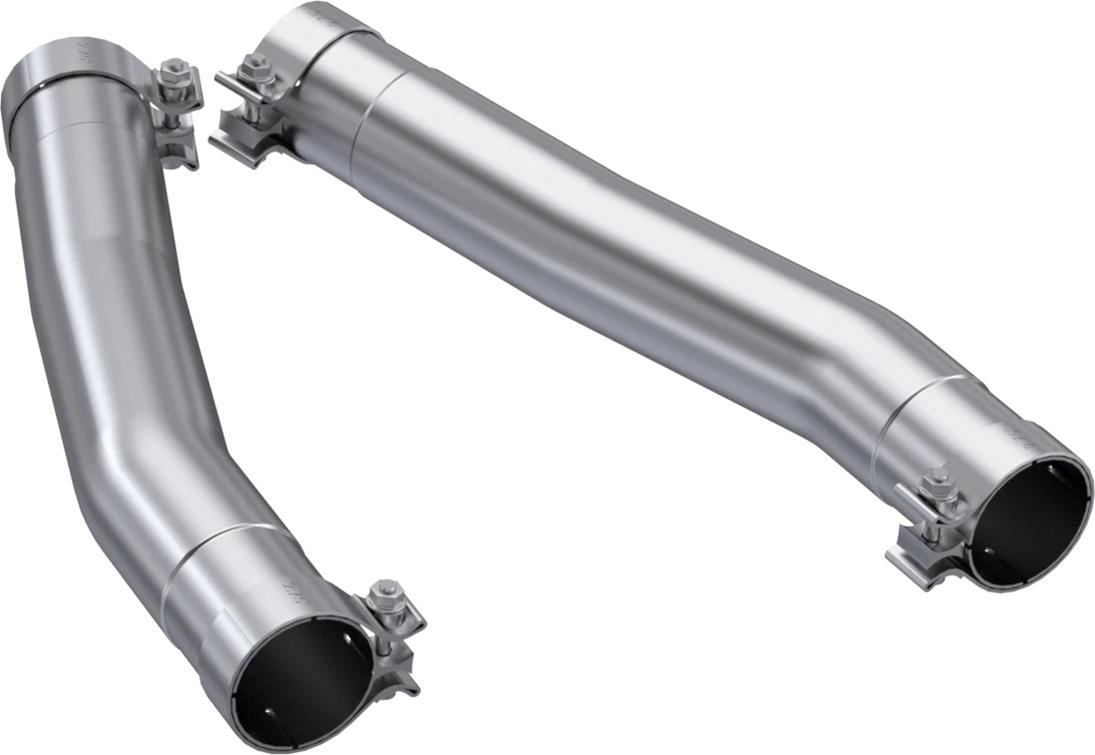 MBRP T409 Stainless Steel  Du al 3in Muffler Bypass Exhaust Pipes, Systems and Components Exhaust Intermediate Pipes main image