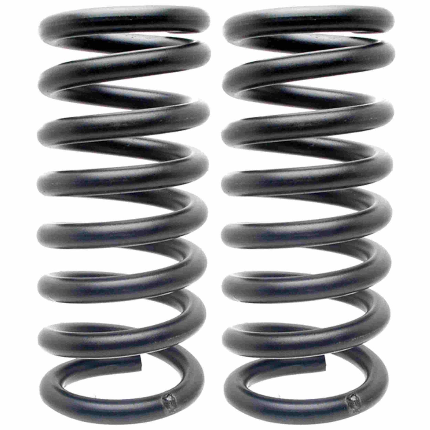 Moog Coil Spring Set:Replacement,Front,Black Vinyl Coated,Dodge,Pair