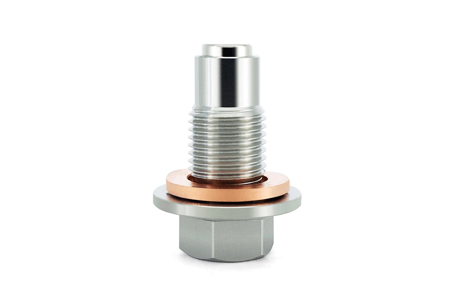HPS Performance Stainless Steel Magnetic Oil Drain Plug Bolt for Pontiac