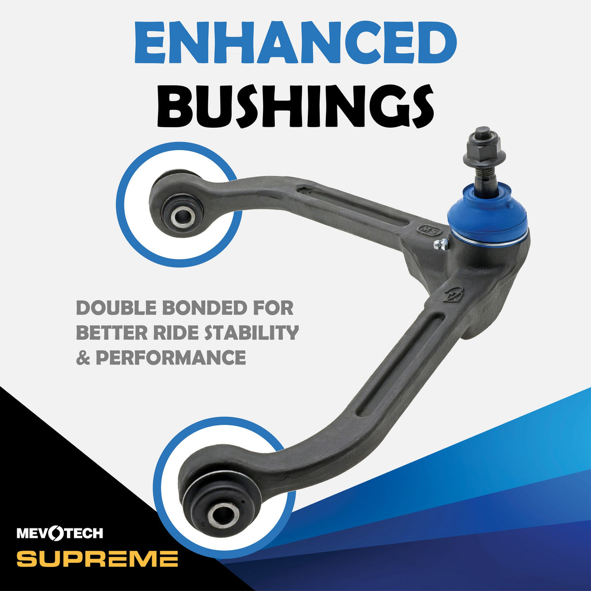 Mevotech Supreme Suspension Control Arm and Ball Joint Assembly CMK3198