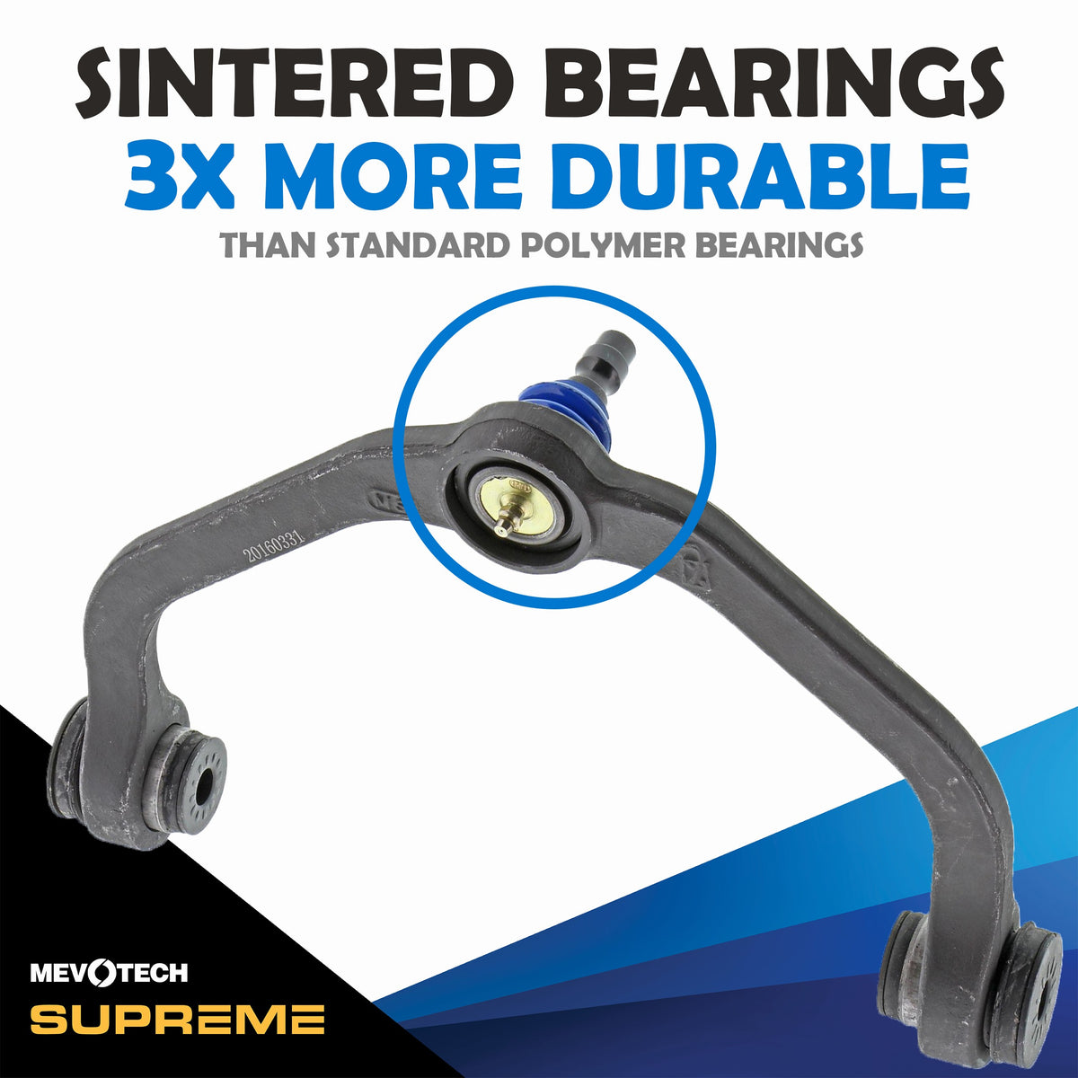 Mevotech Supreme Suspension Control Arm and Ball Joint Assembly CMK80052