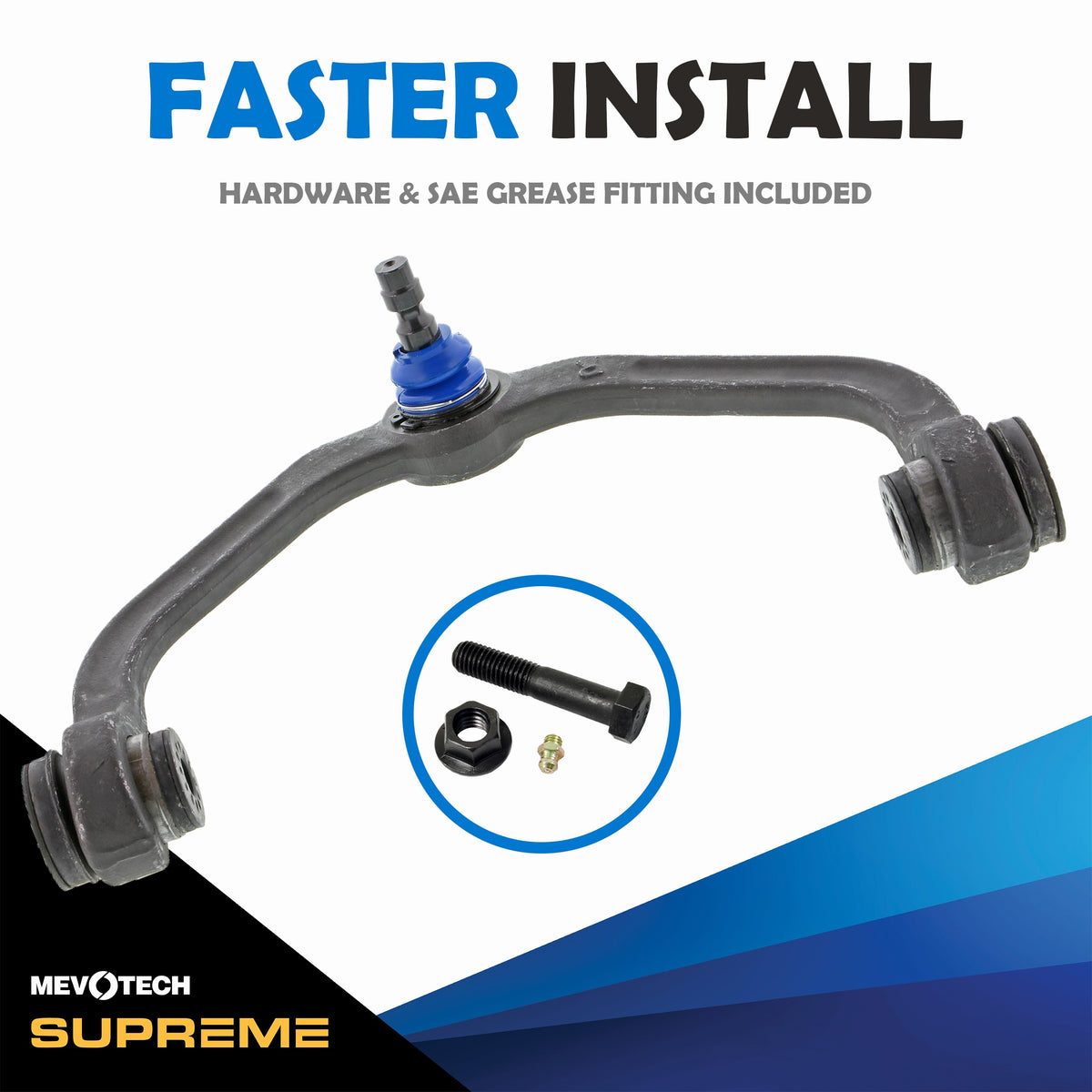 Mevotech Supreme Suspension Control Arm and Ball Joint Assembly CMK80052