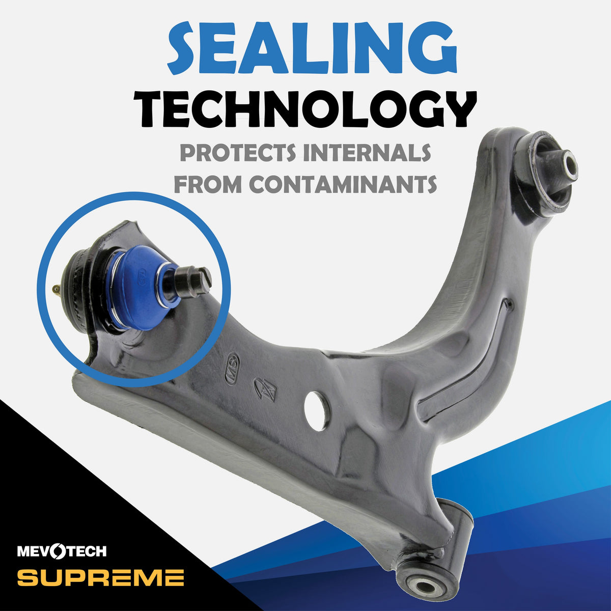 Mevotech Supreme Suspension Control Arm and Ball Joint Assembly CMK80399