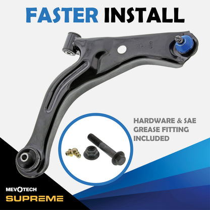 Mevotech Supreme Suspension Control Arm and Ball Joint Assembly CMK80399