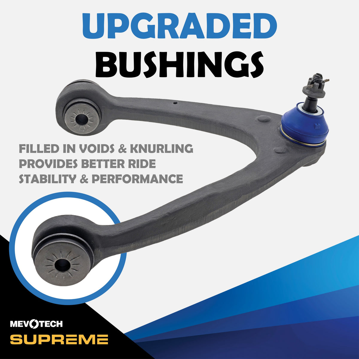 Mevotech Supreme Suspension Control Arm and Ball Joint Assembly CMK80669