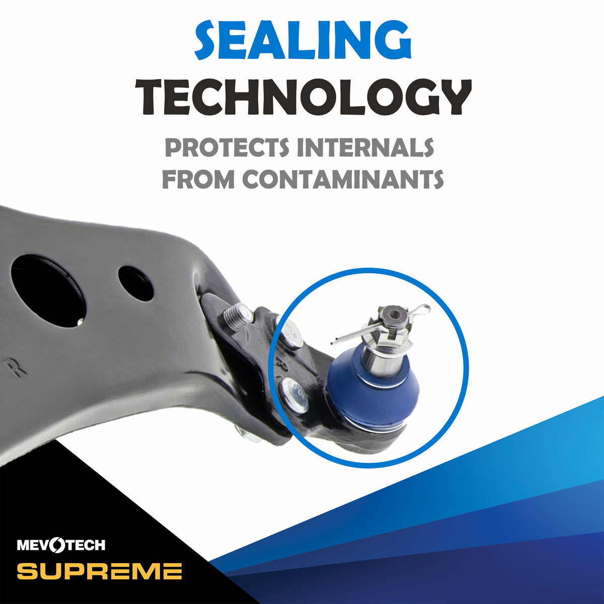 Mevotech Supreme Suspension Control Arm and Ball Joint Assembly CMS20247