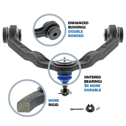 Mevotech Supreme Suspension Control Arm and Ball Joint Assembly CMS20268