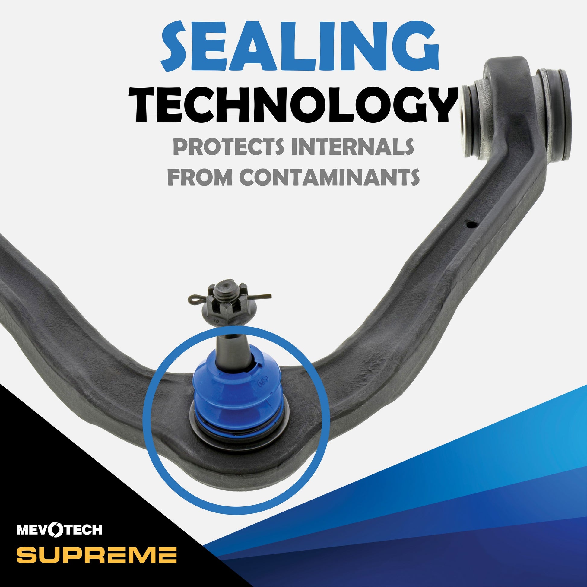 Mevotech Supreme Suspension Control Arm and Ball Joint Assembly CMS20268