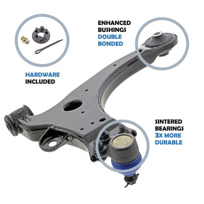 Mevotech Supreme Suspension Control Arm and Ball Joint Assembly CMS20329
