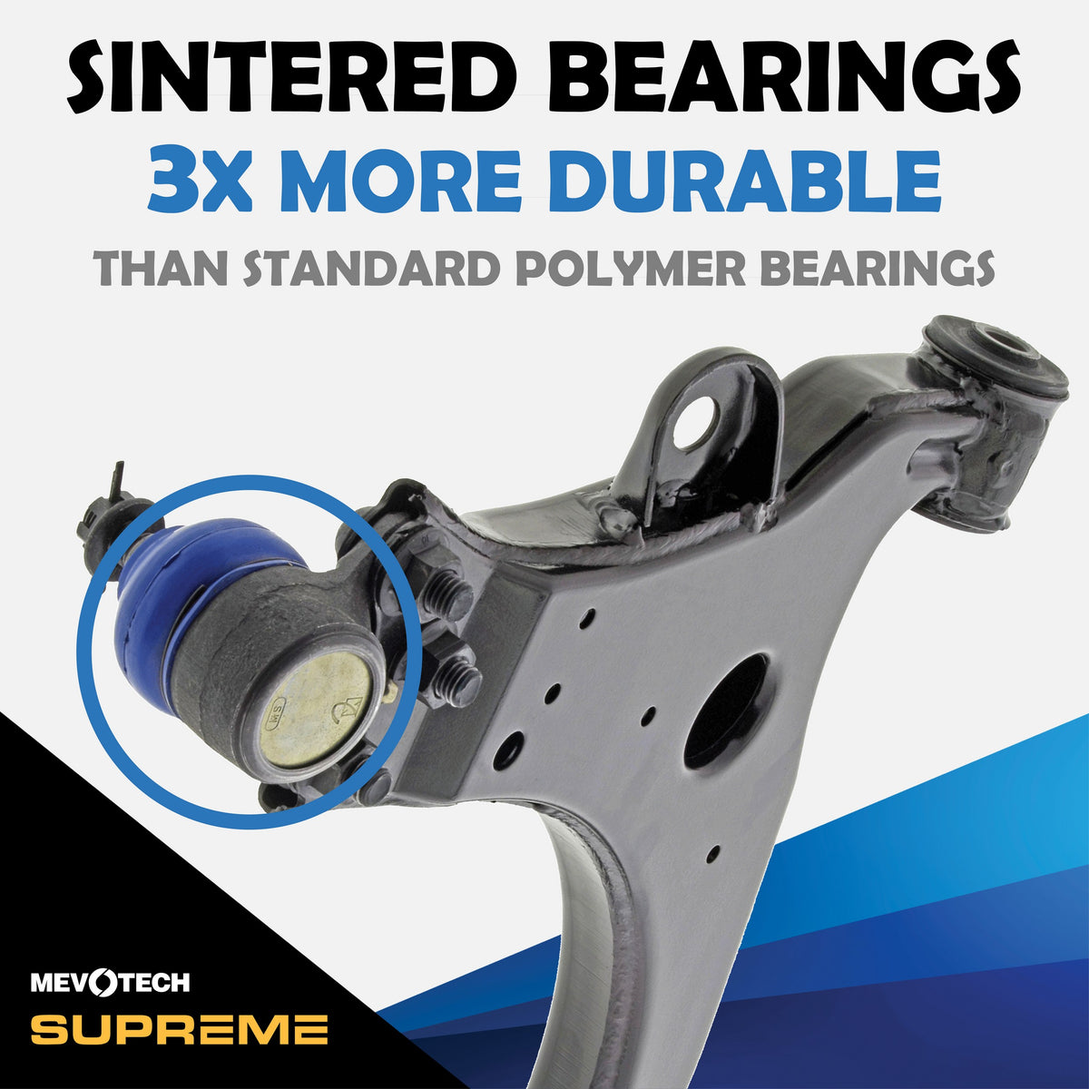 Mevotech Supreme Suspension Control Arm and Ball Joint Assembly CMS20329