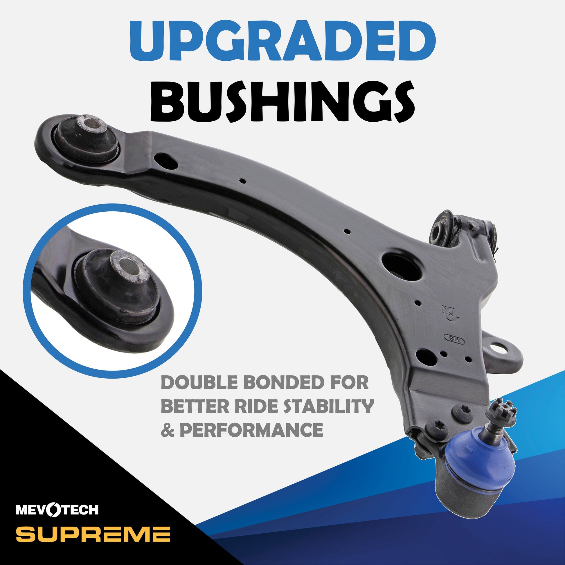 Mevotech Supreme Suspension Control Arm and Ball Joint Assembly CMS20329