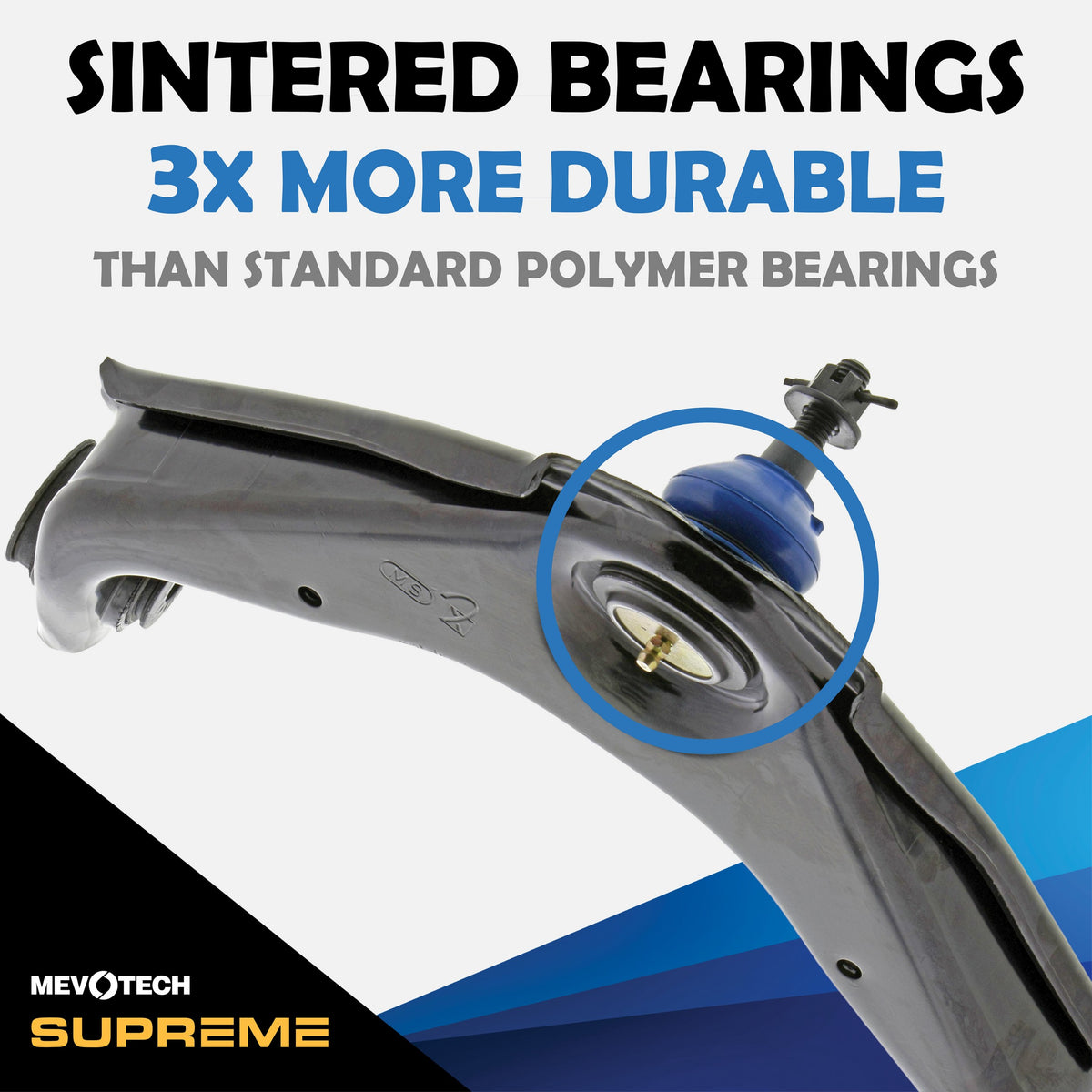 Mevotech Supreme Suspension Control Arm and Ball Joint Assembly CMS20360