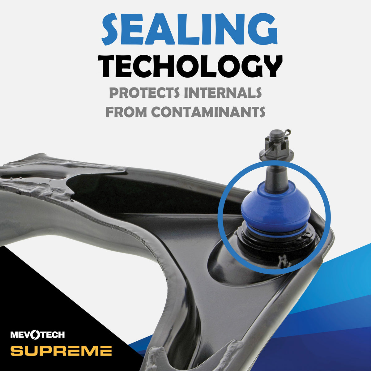 Mevotech Supreme Suspension Control Arm and Ball Joint Assembly CMS20360