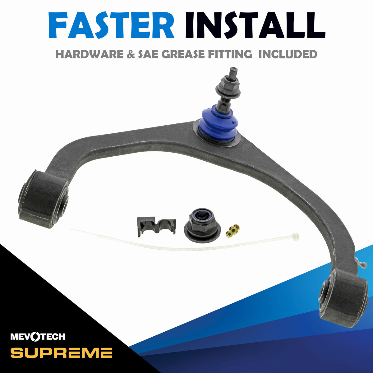 Mevotech Supreme Suspension Control Arm and Ball Joint Assembly CMS251058