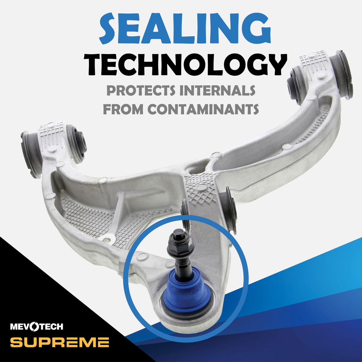 Mevotech Supreme Suspension Control Arm and Ball Joint Assembly CMS251269