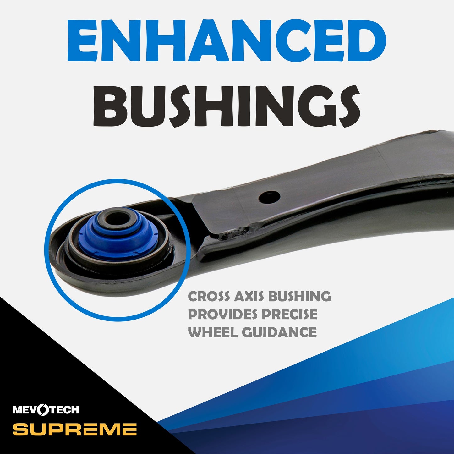Mevotech Supreme Suspension Control Arm and Ball Joint Assembly CMS25189