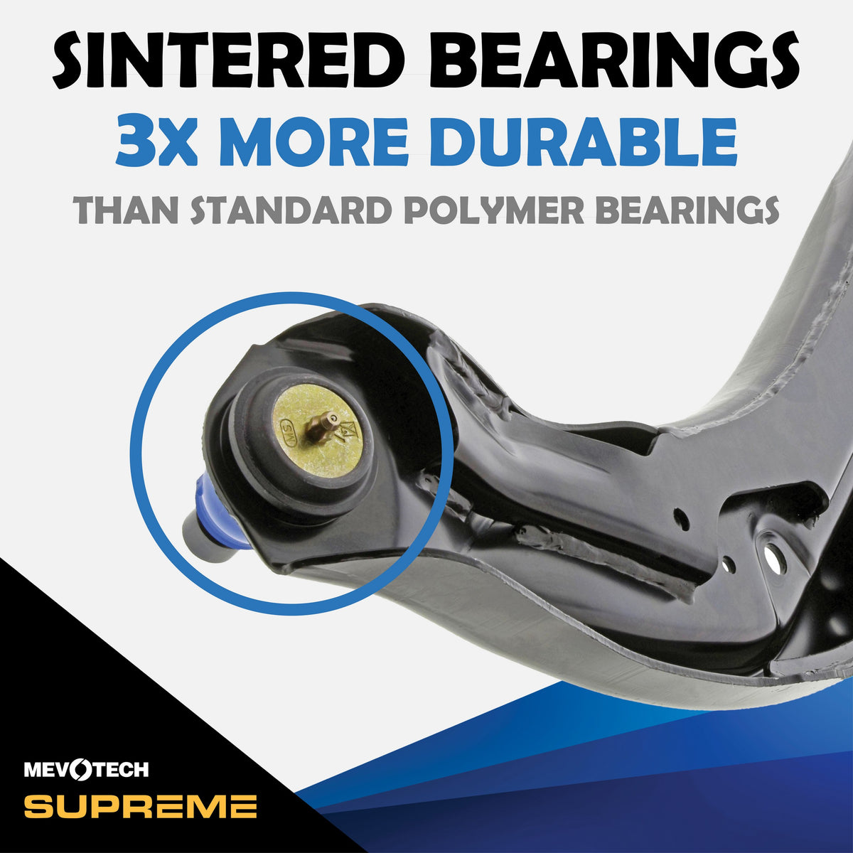 Mevotech Supreme Suspension Control Arm and Ball Joint Assembly CMS301169