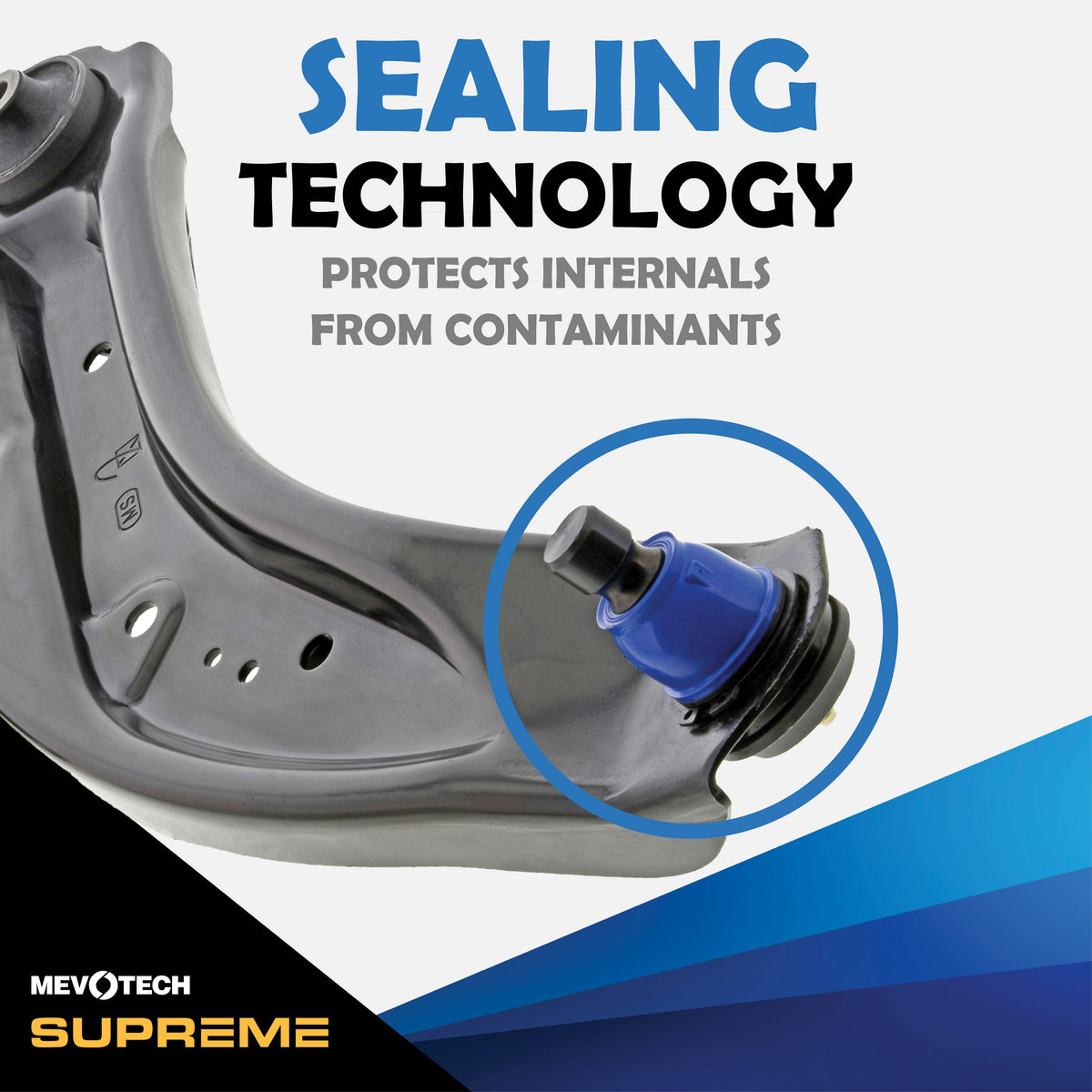 Mevotech Supreme Suspension Control Arm and Ball Joint Assembly CMS301169