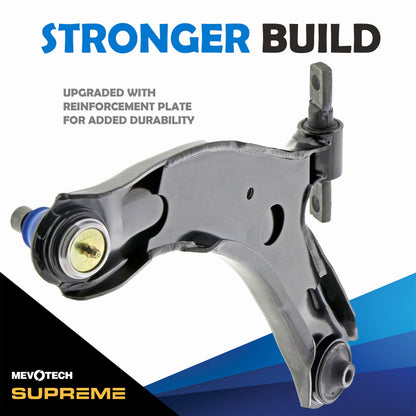 Mevotech Supreme Suspension Control Arm and Ball Joint Assembly CMS30195