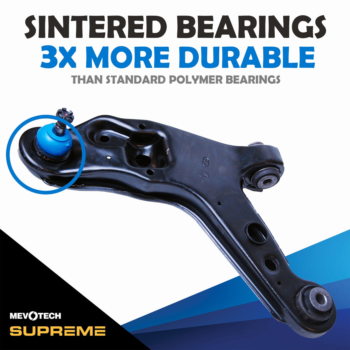 Mevotech Supreme Suspension Control Arm and Ball Joint Assembly CMS501139