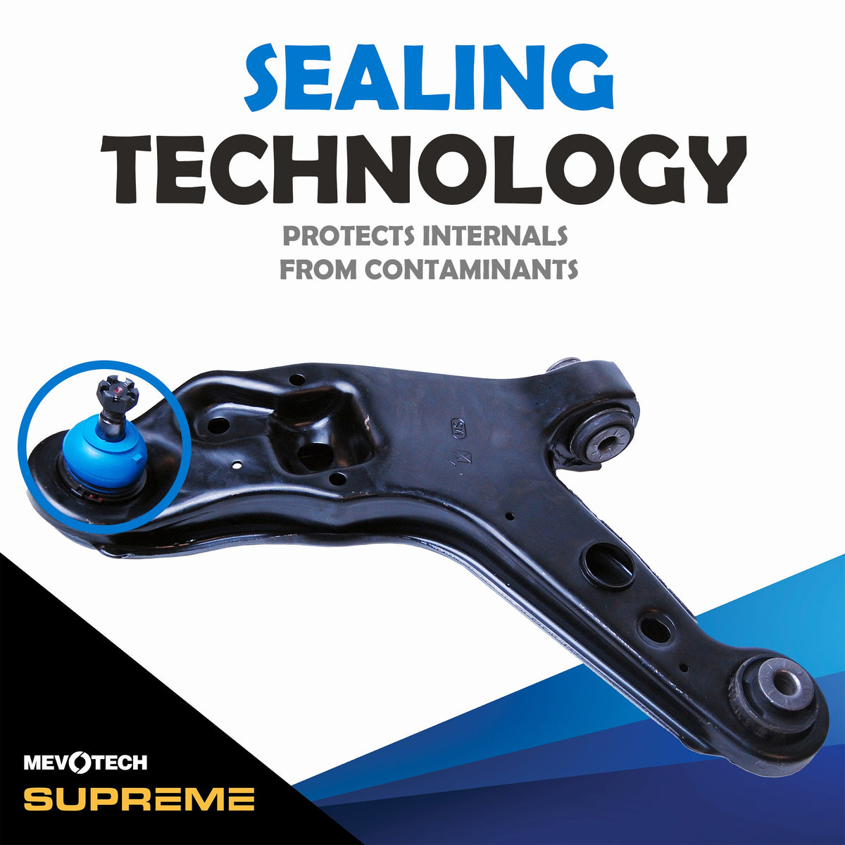 Mevotech Supreme Suspension Control Arm and Ball Joint Assembly CMS501139