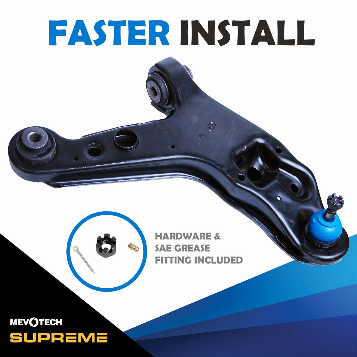 Mevotech Supreme Suspension Control Arm and Ball Joint Assembly CMS501139