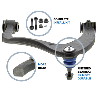 Mevotech Supreme Suspension Control Arm and Ball Joint Assembly CMS501337