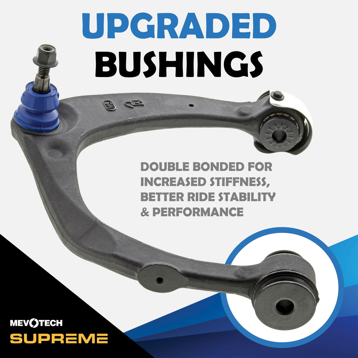 Mevotech Supreme Suspension Control Arm and Ball Joint Assembly CMS501337