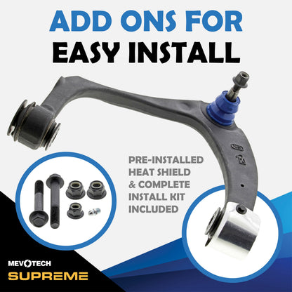 Mevotech Supreme Suspension Control Arm and Ball Joint Assembly CMS501337