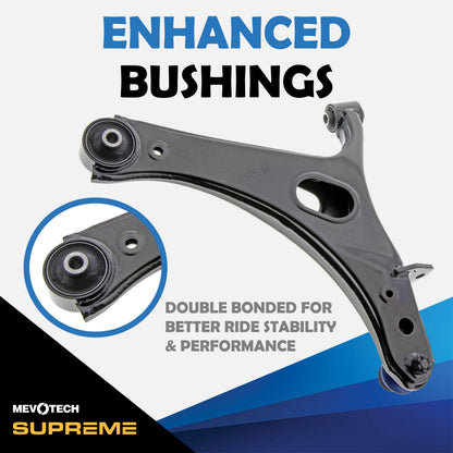 Mevotech Supreme Suspension Control Arm and Ball Joint Assembly CMS801115