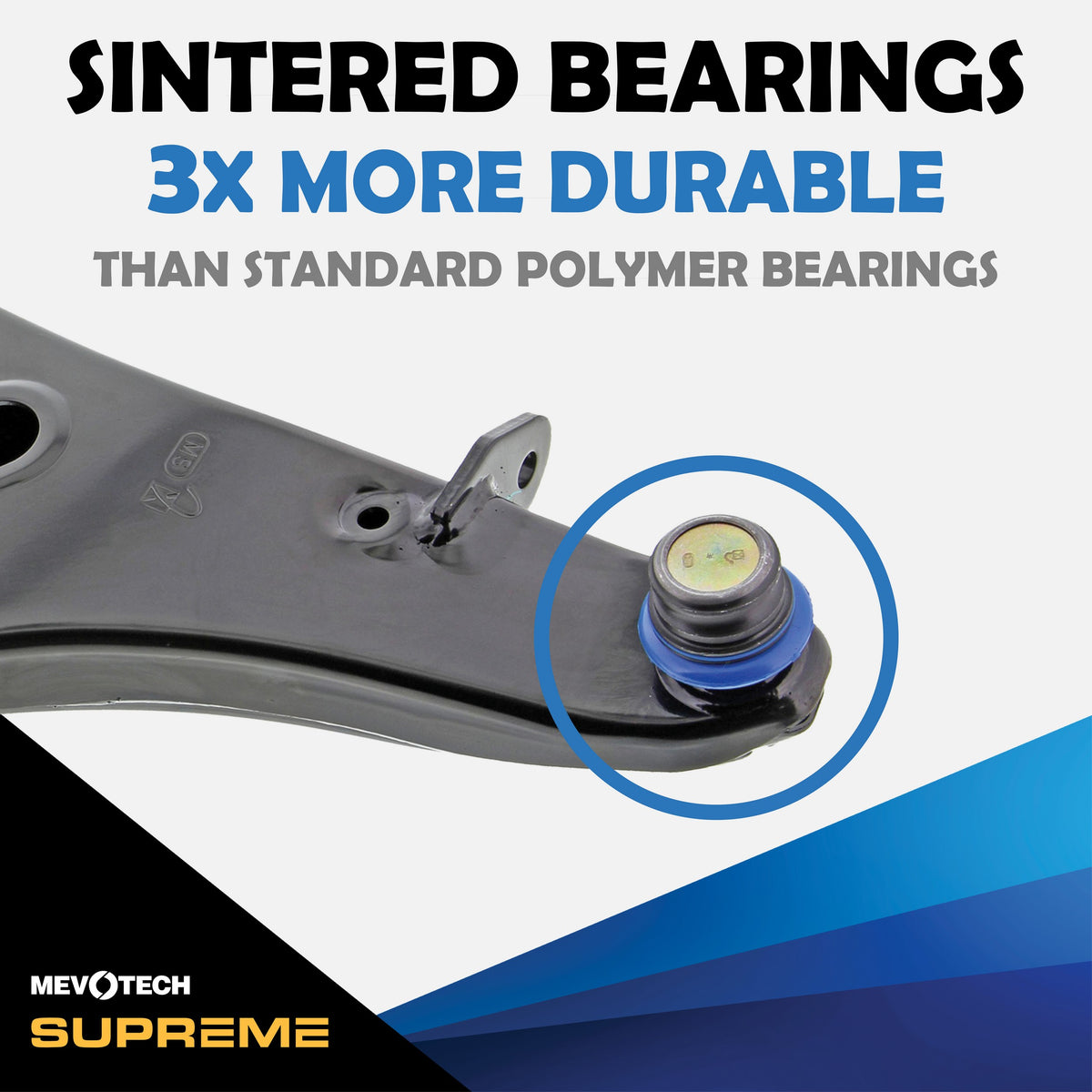 Mevotech Supreme Suspension Control Arm and Ball Joint Assembly CMS801213