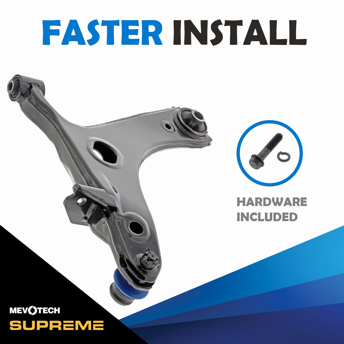 Mevotech Supreme Suspension Control Arm and Ball Joint Assembly CMS801226