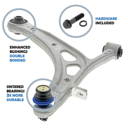 Mevotech Supreme Suspension Control Arm and Ball Joint Assembly CMS80181