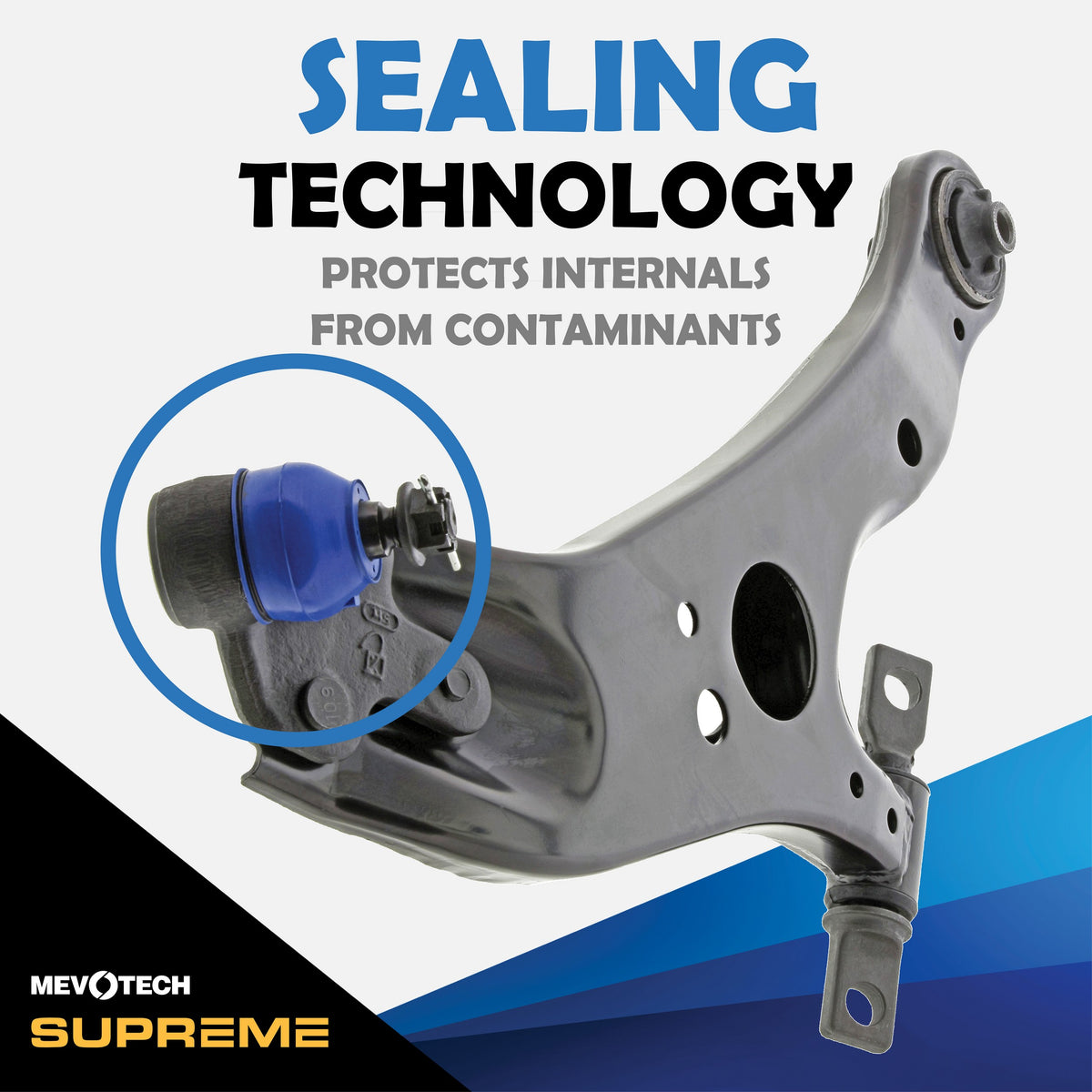 Mevotech Supreme Suspension Control Arm and Ball Joint Assembly CMS861131