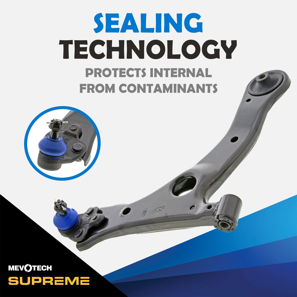 Mevotech Supreme Suspension Control Arm and Ball Joint Assembly CMS861154