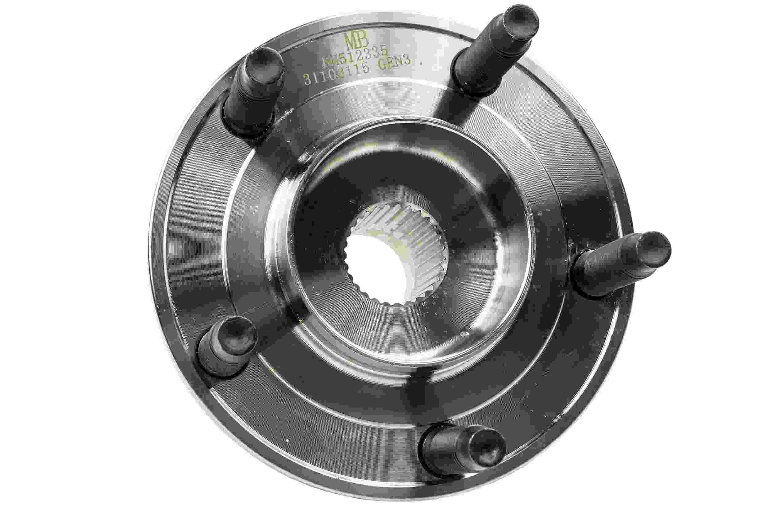 Mevotech BXT Wheel Bearing and Hub Assembly H512335