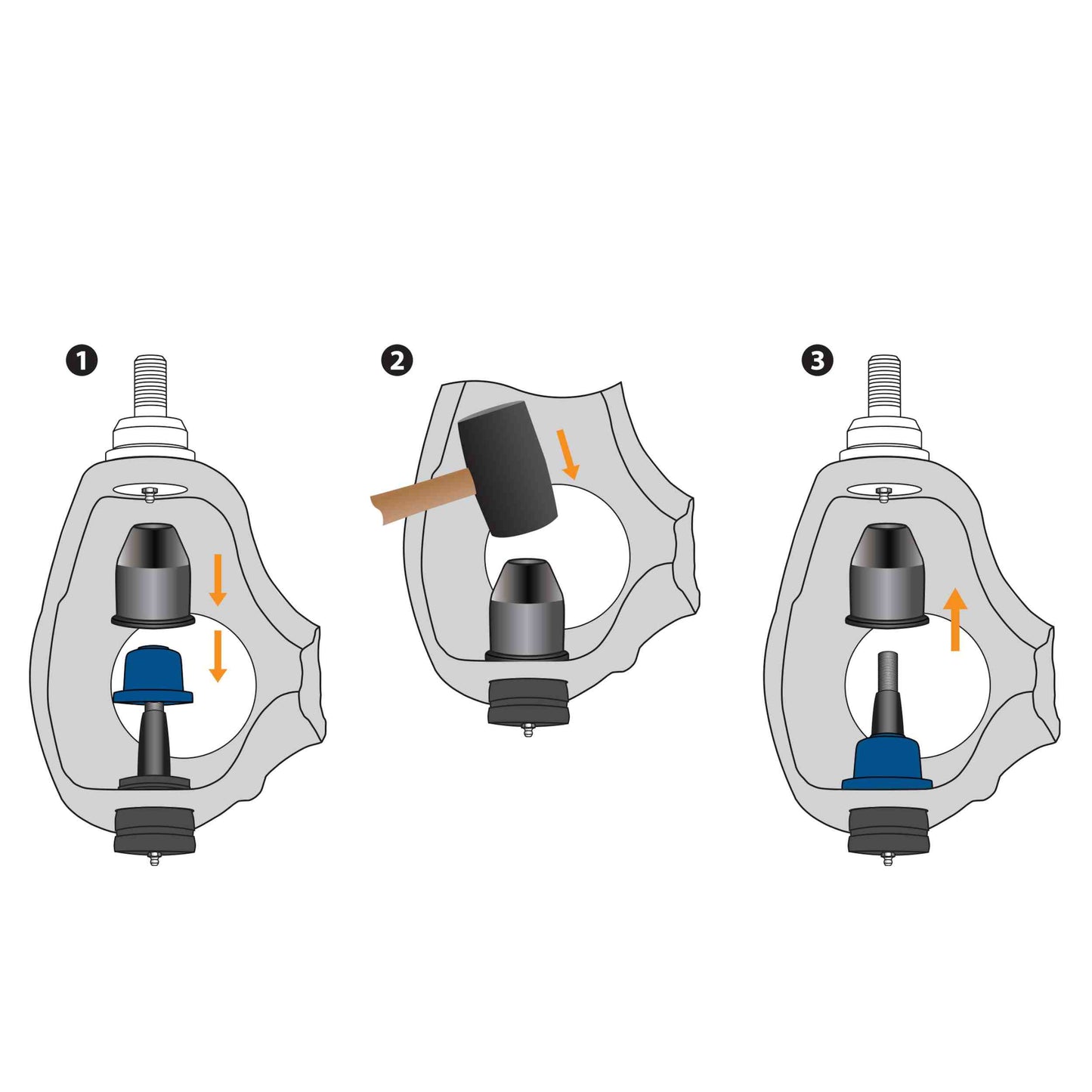 Mevotech Supreme Suspension Ball Joint MK6117T