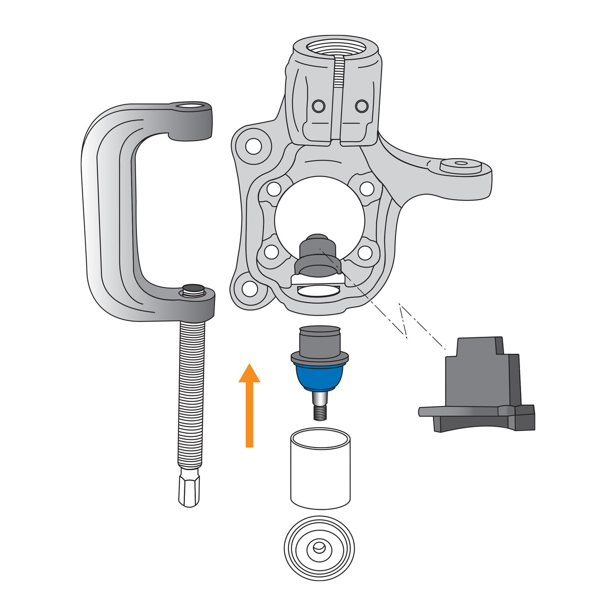 Mevotech Supreme Suspension Ball Joint MS25560