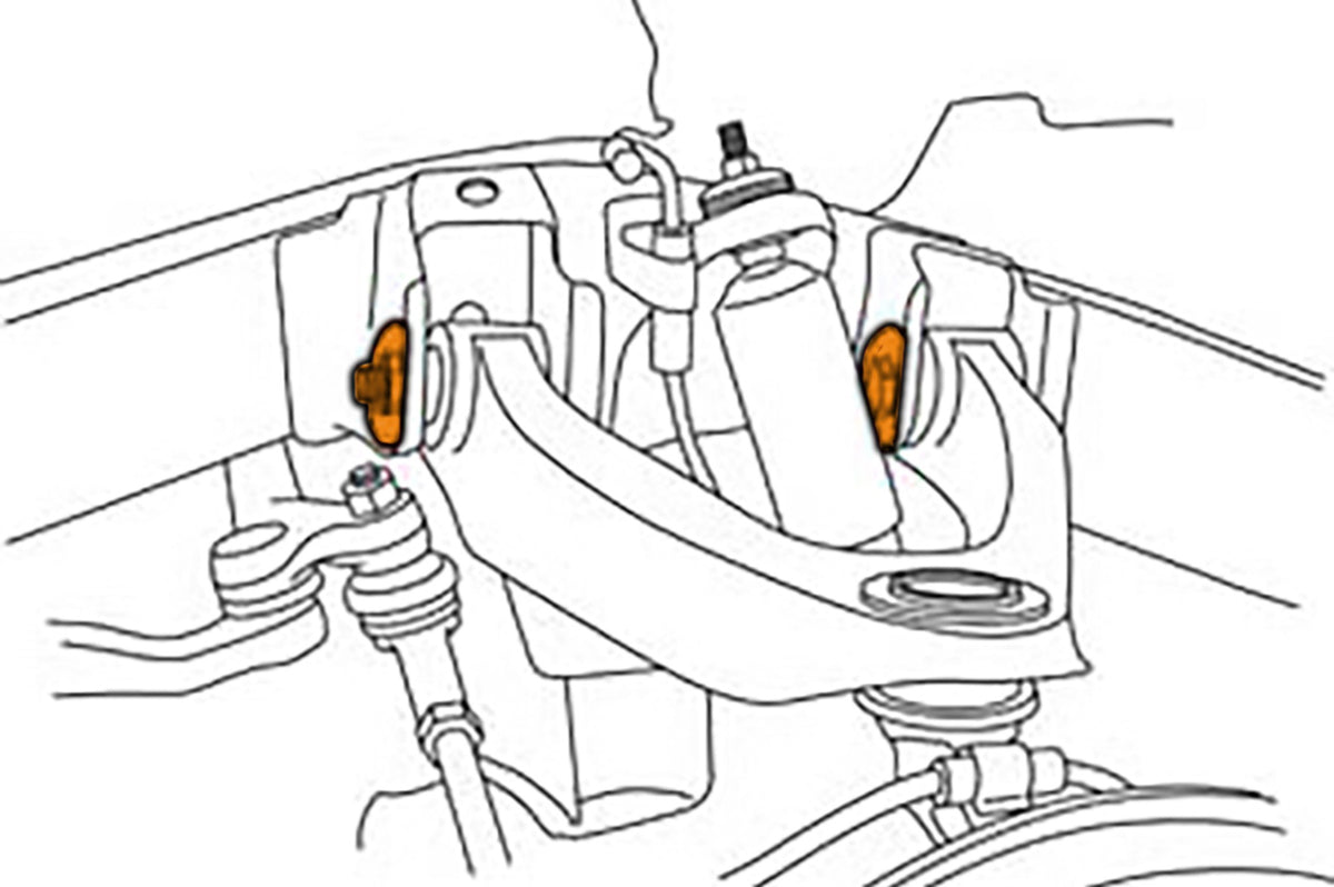 Mevotech Supreme Alignment Cam Bolt Kit MS30033