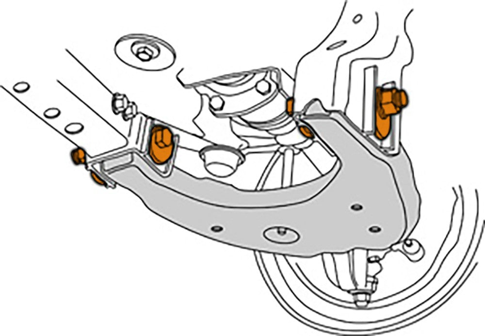 Mevotech Supreme Alignment Cam Bolt Kit MS86063