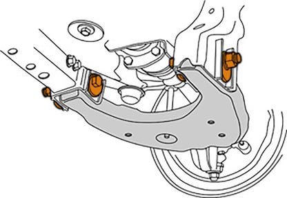 Mevotech Supreme Alignment Cam Bolt Kit MS86063